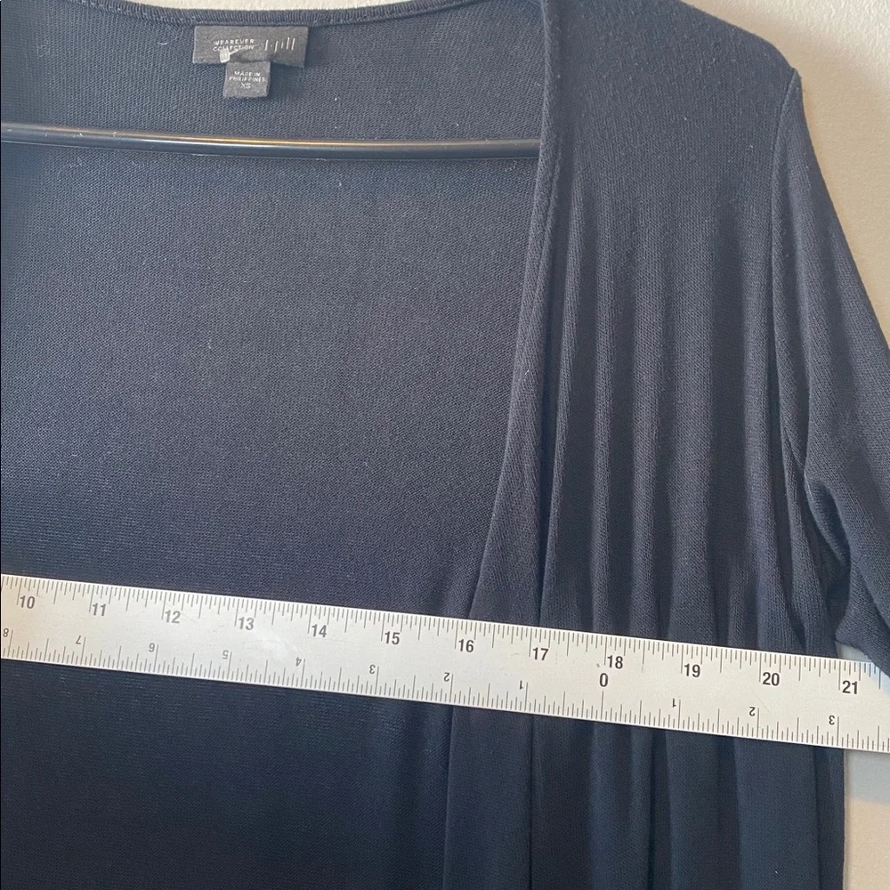 J Jill Wearever‎ Collection Cardigan Women’s XS Black Lightweight Stretch Knit